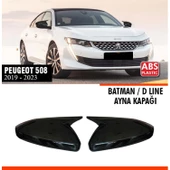 508 Batman Ayna Kapağı Piano Black / 2019-2023 - 1