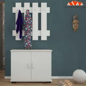 MODİLAYN JANSET Ayakkabılık, Portmanto, Vestiyer - 1