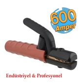 Endüstriyel Kaynak Kaynakçı Şase Pensesi 600 Amper Profesyonel Elektrod Tutucu Güçlü Yay 1 Adet thumbnail 1
