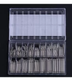 Zhltools Yaylı Çelik Saat Kordon Pimi 9 farklı ebatta 180 adet Kutulu Set - 3