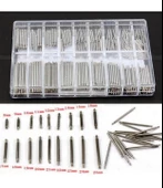 Zhltools Yaylı Çelik Saat Kordon Pimi 9 farklı ebatta 180 adet Kutulu Set - 2