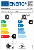 Continental VanContact A/S 285/55R16C 126N 4 Mevsim Lastik - 2024 - 5