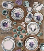 Keramika Lavanta 47 parça 6 kişilik Kahvaltı Takımı - 1