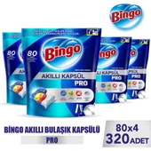 Bingo Akıllı Kapsül Pro Bulaşık Makinesi Deterjanı Tableti 320 Adet - 1