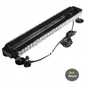 Çakar lamba çift taraflı 54 led sarı-beyaz 12-24v/ LAPA526 - 1