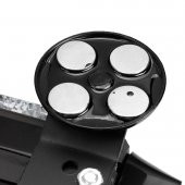 Çakar lamba çift taraflı 54 led sarı-beyaz 12-24v/ LAPA526 - 5