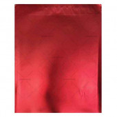 Mat Metalize En: 12cm X BoY: 17cm Bantlı KIRMIZI Hediye PAKETİ (20 Adet) - 3