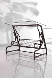 Rüya 3 Kişilik Bahçe Salıncağı Balkon Teras Salıncak  Bakır - 4