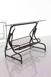 Kiremit 3 Kişilik Bahçe Salıncağı Balkon Teras Salıncak Bakır - 6