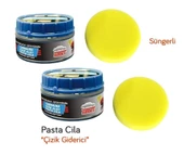 2 Adet Oto Boya Tampon Çizik Giderici Parlatıcı Pasta Cila (Süngerli) 300 Gr - 1