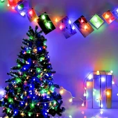 5 Metre Top Led 20 Ledli Birbirine Eklenebilir Dekoratif Yılbaşı Aydınlatması Rgb Renk - 2