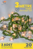 3 Metre 20 Yıldızlı Sarmaşık LED - AA Pille Çalışan Dekoratif Işıklar (Piller Dahil Değil) - 1