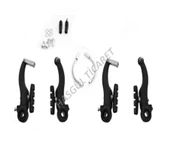 Hsgl Bisiklet Siyah Fren Ayağı V-Fren Ön Arka Takım Bisiklet fren sistemleri - 4