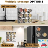 Periboia 6'lı Mıknatıslı Baharatlık Seti - 3