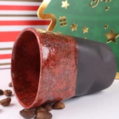 Yılbaşı Çam Ağacı Tasarımlı Çikolata,Türk Kahvesi,Love Mum Hediye Kutusunda - 4