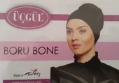 Üçgül Boru Bone (Beyaz) - 2