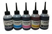 CANON MG5150 MG5200 MG5250 UYUMLU KOLAY DOLAN KARTUŞ+5x100ml MÜREKKEP 5 RENK (DOLU) thumbnail 3