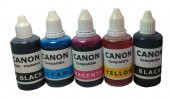CANON iP3600 iP4600 iP4700 UYUMLU KOLAY DOLAN KARTUŞ+5X50ml MÜREKKEP 5 RENK (DOLU) - 3