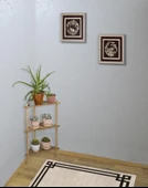 Asudehome Saksı Standı Bahçe 3 Raflı Saksılık Çiçek Rafı Ahşap Saksılık Çiçeklik No4 - 2