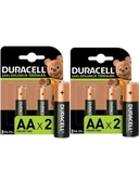 Duracell Şarj Edilebilir Basic Aa Kalem Piller, 4 Adet 1300 Mah Pil - 1