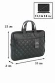 Case Club Slim El Omuz Çantası Kapiton 13,3'' 14'' Inç Omuz Askılı Macbook Air Pro Uyumlu - 3