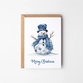 Mavi Desen Yeniyıl Kartları 8’li Set, Lüks Noel Kartları, Mutlu Yıllar Kartı, Tebrik Kartları - 6
