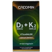 Cadomin D3+K2 Vitaminleri 60 Softjel Kapsül - 2