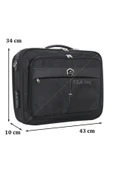 Case Club 15,6 inç Kasalı Laptop Evrak Çantası Darbe Emici Koruma Omuz Askılı - 3