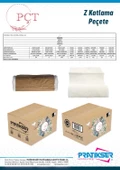 PÇT - Z Havlu - 2024x200 - 2Ply - 200Ad/Paket - Koli - 2