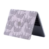 Macbook Air Kılıf 13 inç Animal02 (Eski USB'li Model 2010-2017) A1369 A1466 ile Uyumlu - 5
