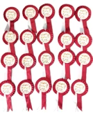 Artık Okuyorum Rozet Kokart  Kurdelalı   25 Adet - 2