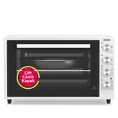 Simfer 7032 70 Lt Pro Beyaz Turbo Çift Cam Mekanik Saat Lamba - 1