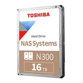 TOSHIBA N300 16TB 7200Rpm 512MB - HDWG51GUZSVA - 2