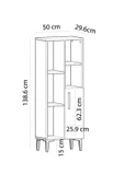 Cantek Dizayn Ephesus Banyo Dolabı Ve Çok Amaçlı Dolap Beyaz-Safirmeşe - 5