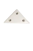 Demonte Decor Üçgen 3 Delikli Puf Ayakkabılık Mobilya Ayağı (4 Adet) Beyaz - 1