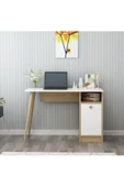 Cantek Dizayn Cannas Çalışma Masası Safirmeşe-Beyaz - 2