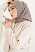 Medine İpeği Eşarp Sütlü Kahve - 2