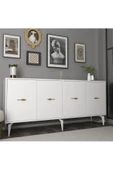 Cantek Dizayn Sintaa 180 Cm Konsol (Kx180) Beyaz-Beyaz - 2