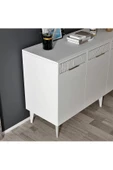 Cantek Dizayn Allvin Lazer Desenli Konsol Beyaz - 5