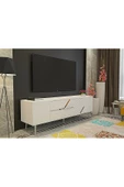 Cantek Dizayn Dekolp5Ct Tv Sehpası Beyaz-Gümüş - 2