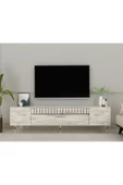 Cantek Dekolp1Ct Tv Sehpası Efesmermer-Gümüş - 1