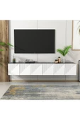 Cantek Dizayn Artemisct  180 Cm Tv Ünitesi  Takımı Beyaz-Antrasit - 5