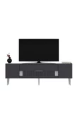 Cantek Dizayn Dekolp4Ct Tv Sehpası Antrasit-Gümüş - 3