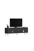 Cantek Dizayn Dekolp4Ct Tv Sehpası Antrasit-Gümüş - 4