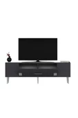 Cantek Dizayn Dekolp4Ct Tv Sehpası Antrasit-Gümüş - 5