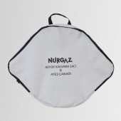 Nurgaz NG-AC Büyük Boy Ateş Çanağı - Ayaklı Portatif Kavurma Sacı + Çanta - 4