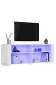 Cantek Dizayn Sonaa Led Aydınlatmalı , Tv Sehpası (Alt Modül) Beyaz-Beyaz - 3