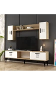Cantek Dizayn Assimo Tv Ünitesi Takımı Safirmeşe-Beyaz - 2