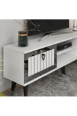 Cantek Dizayn Lidya Tv Stand Beyaz-Gümüş - 2