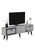 Cantek Dizayn Lidya Tv Stand Beyaz-Gümüş - 5